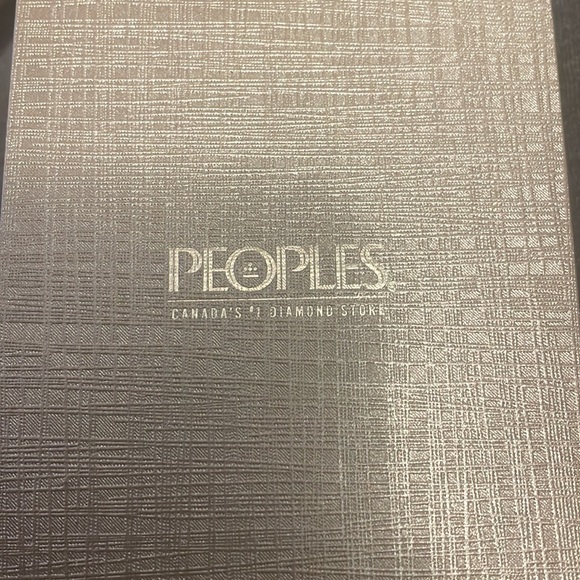 Peoples Jewellers - Very lightly used Diamond Double Heart Pendant Necklace - Picture 5 of 5